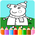 How To Color peppa pig (coloring pages)