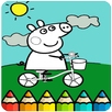How To Color Peppa pig -coloring for kids- APK