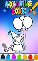How To Color Peppa pig -coloring for kids- screenshot 2