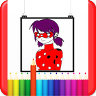 Coloring Book For Ladybug icône
