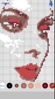 Sandbox Pixel Coloring Pages for Color by Number Plakat