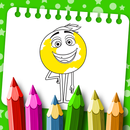 APK Coloring Pages for Emoji Movie