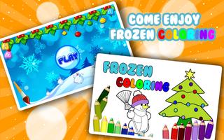 Coloring Book Frozen Game Affiche