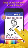 Actor Quiz Coloring Game 截图 2