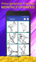 Birds Coloring Game for Kids captura de pantalla 1