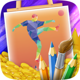 Football Kids Coloring icon