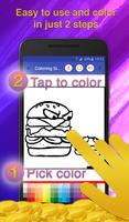 2 Schermata Fast Food Coloring Game