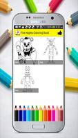 Five Nights Coloring Book Affiche