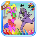 Coloring Harley Quin-Joker APK