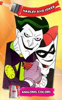 Coloring Harley Quin-Joker screenshot 1