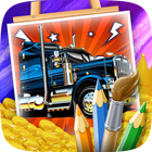 Trucks & Vehicles Coloring icon