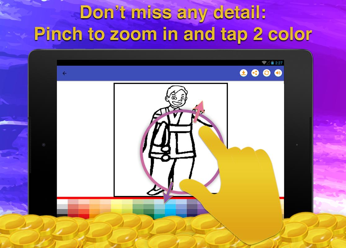 Coloring Dresses Paint Books APK Baixar