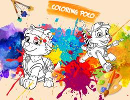 برنامه‌نما Coloring Paww Page Game Patrol عکس از صفحه