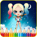 Harley Quinn Coloring