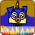 Puppycorn Unikitty Coloring