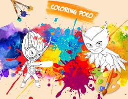 🎨 Coloring Pj With Mask Game imagem de tela 1