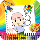 Coloring Poco Yoo Page Game icône