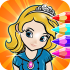 Princess Coloring Books-icoon