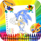 🎨 Coloring Sonic Game Page simgesi