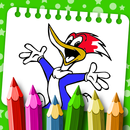 Coloring Book For Woody :Woody Coloring woodpecker aplikacja