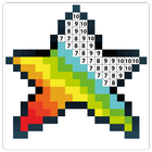 Star Coloring Sandbox : Pixel Art, Color by Number icône