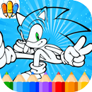 Cómo dibujar Sonic:Dibujos para colorear y pintura APK