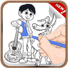 How To Color COCO Miguel Adult Coloring Book icon