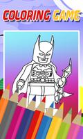 Coloring Batman Lego-poster