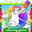 Coloring Oggy Cockroaches Game