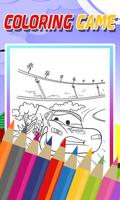 Coloring McQueen Car Game 截圖 1