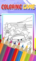 Coloring McQueen Car Game capture d'écran 2
