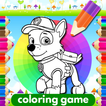 Coloring Paw Patrol Game