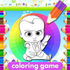 Coloring Baby Boss Game Zeichen