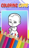 Poster Coloring Baby Boss Game