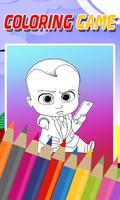 Coloring Baby Boss Game captura de pantalla 2