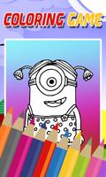 Coloring Yellow Minion Game स्क्रीनशॉट 2