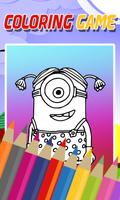 Coloring Yellow Minion Game اسکرین شاٹ 2