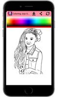 Jojo Siwa Coloring Book New capture d'écran 2