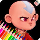 Coloring For Avatar The Last Airbender : Aang 2018 simgesi
