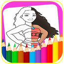 Coloring book princess aplikacja