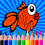 Nemo Fish Coloring Book Kids icône