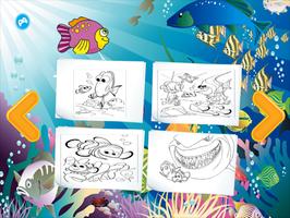 Nemo Fish Coloring Book Kids पोस्टर