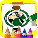Ben Omnitrix 10 Coloring Book APK