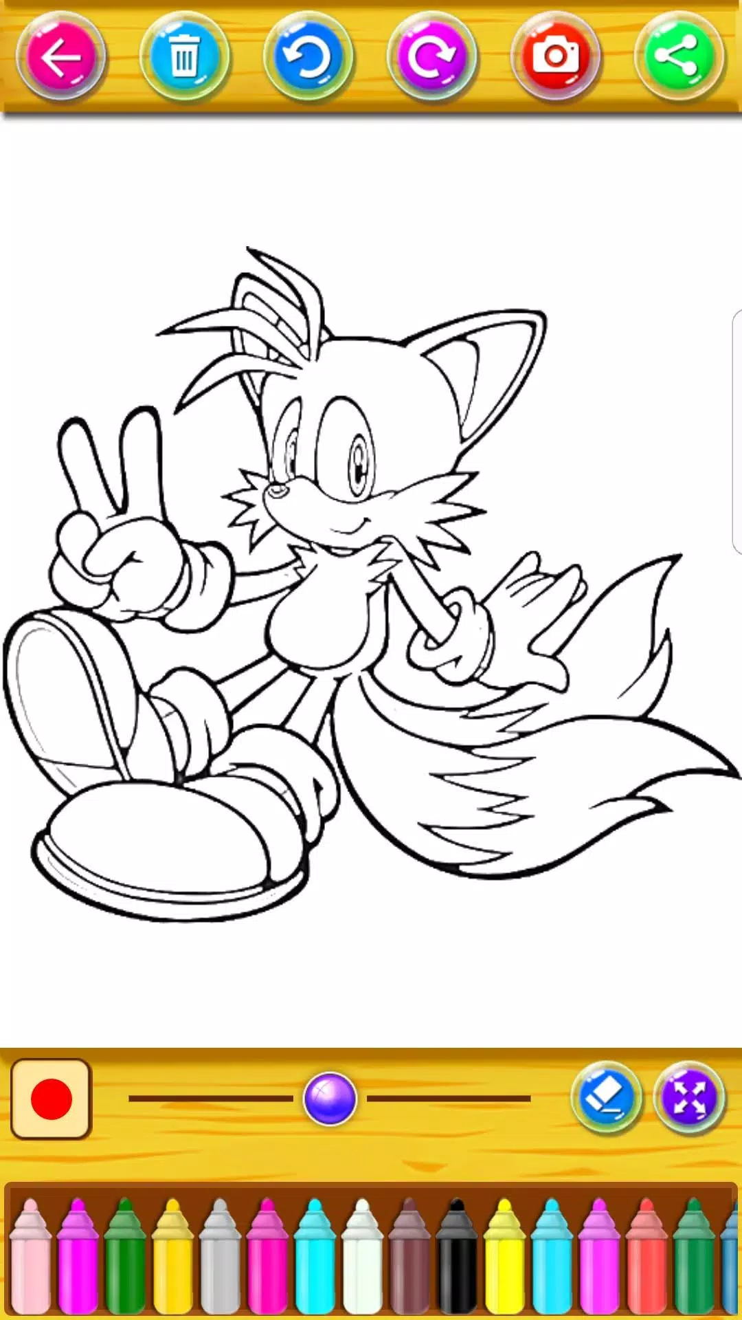 Download do APK de Livro para colorir Sonic para Android