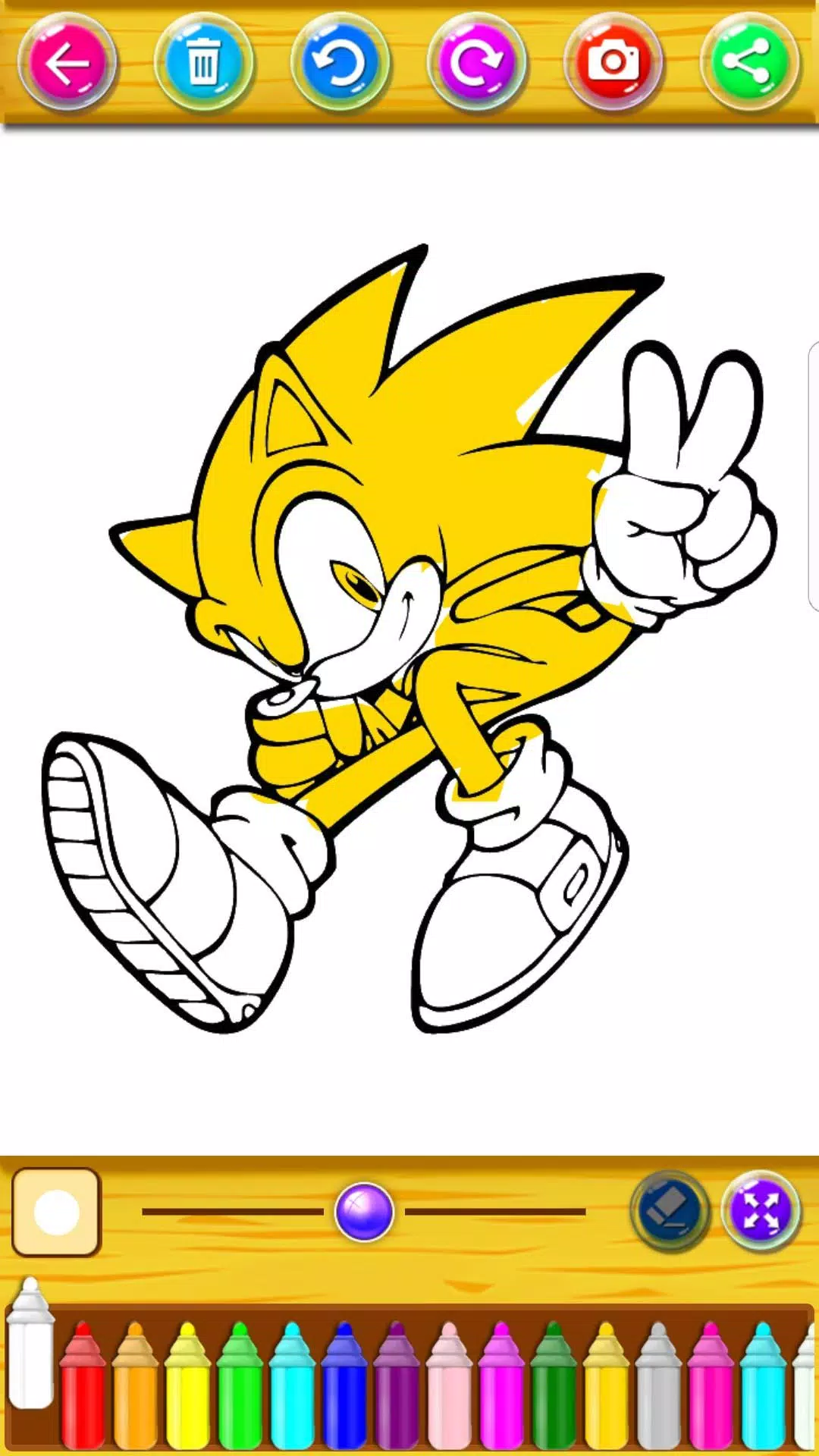 Download do APK de Livro para colorir Sonic para Android