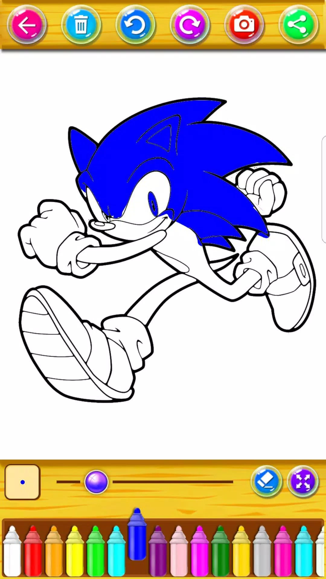 Download do APK de Livro para colorir Sonic para Android