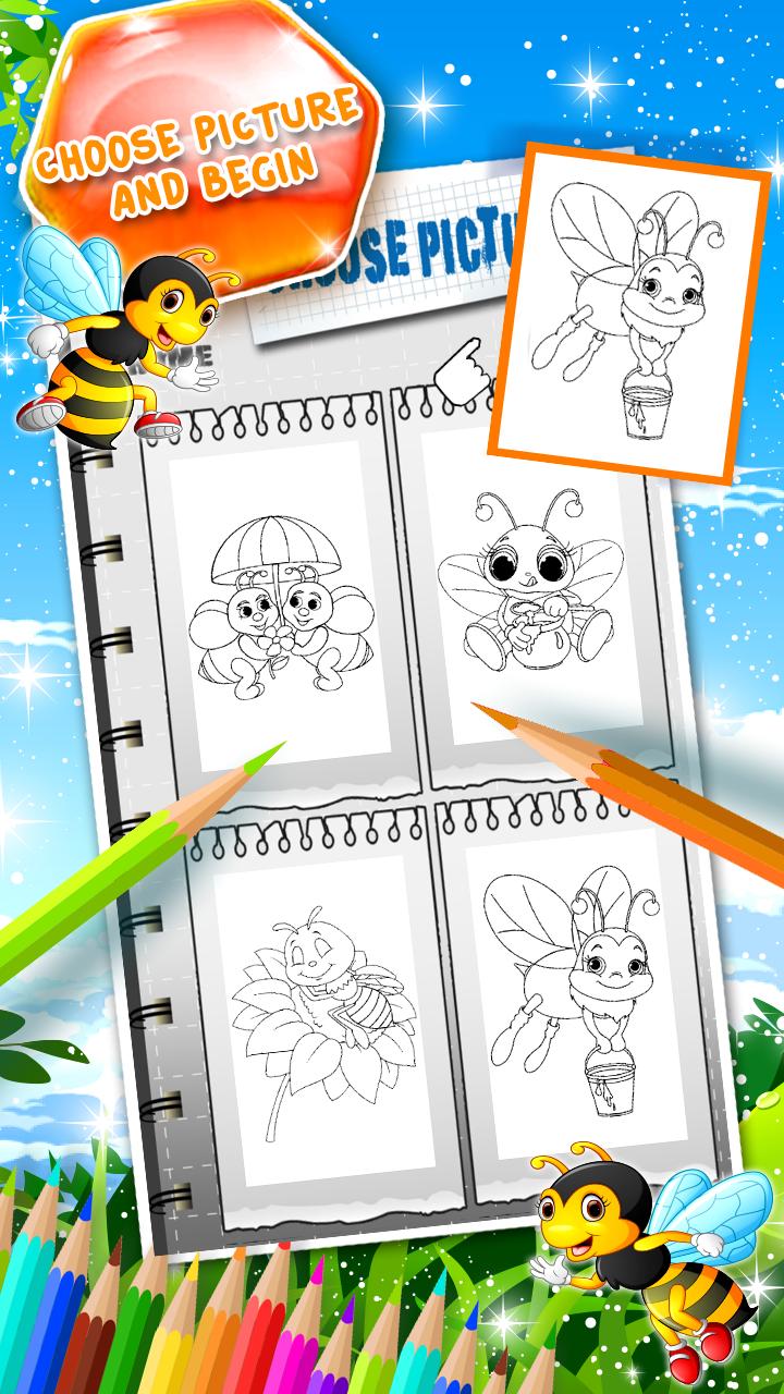 Buku Mewarnai Lebah For Android Apk Download