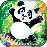 раскраска панды