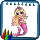 Mermaid Coloring Book আইকন