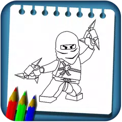 Ninja Coloring Drawing Book New Coloring Pages APK 下載
